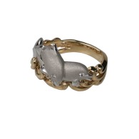 Denny Wong Dolphin Couple Ring