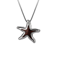 Koa Wood Starfish Pendant