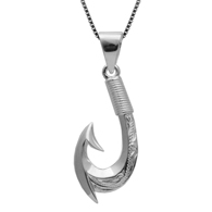 Kaiko Hook Silver Pendant