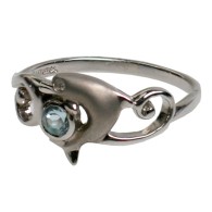 Artistica Dolphin Wave Rider Ring