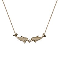 Denny Wong Dolphin Kiss Necklace
