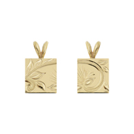Pairing Lehua Blossom Gold Pendant