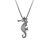 Seahorse Silver Pendant