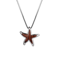 Koa Wood Hawaiian Starfish Pendant