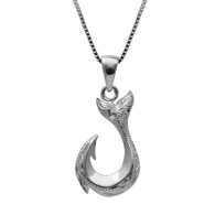 Kahewai Hook Silver Pendant