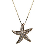 Starfish Sparkle Pendant