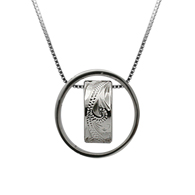 Kahakea Circles Silver Pendant
