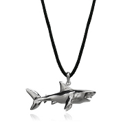 Shark Silver Pendant