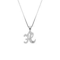 Initial White Gold Pendant H