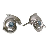 Artistica Dolphin Swirl Earrings